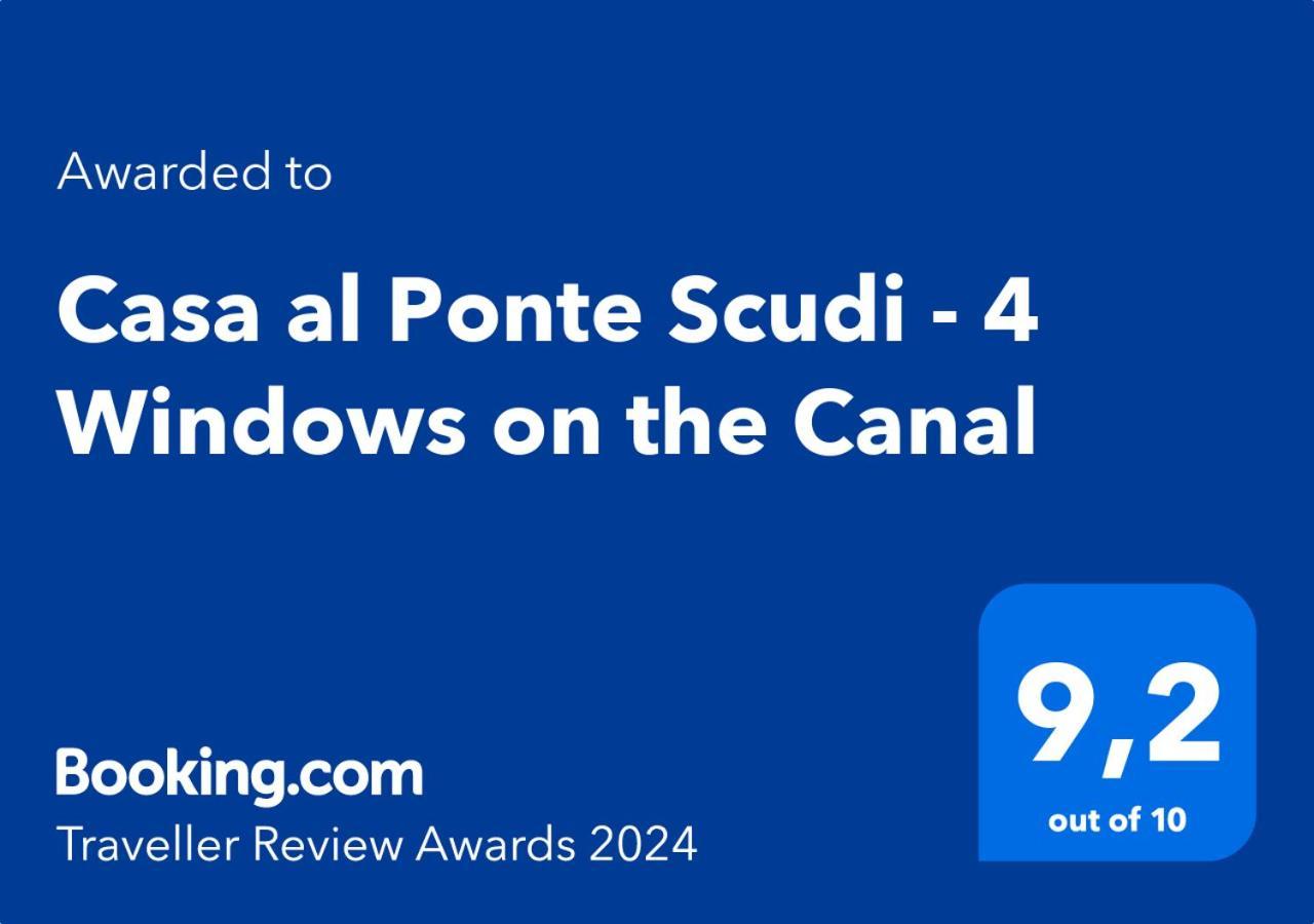 Casa Al Ponte Scudi - 4 Windows On The Canal Venice Exterior photo